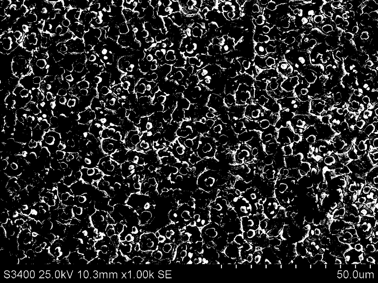 Powder for laser cladding in-situ self-generated vanadium carbide reinforced iron-based alloy and preparation method