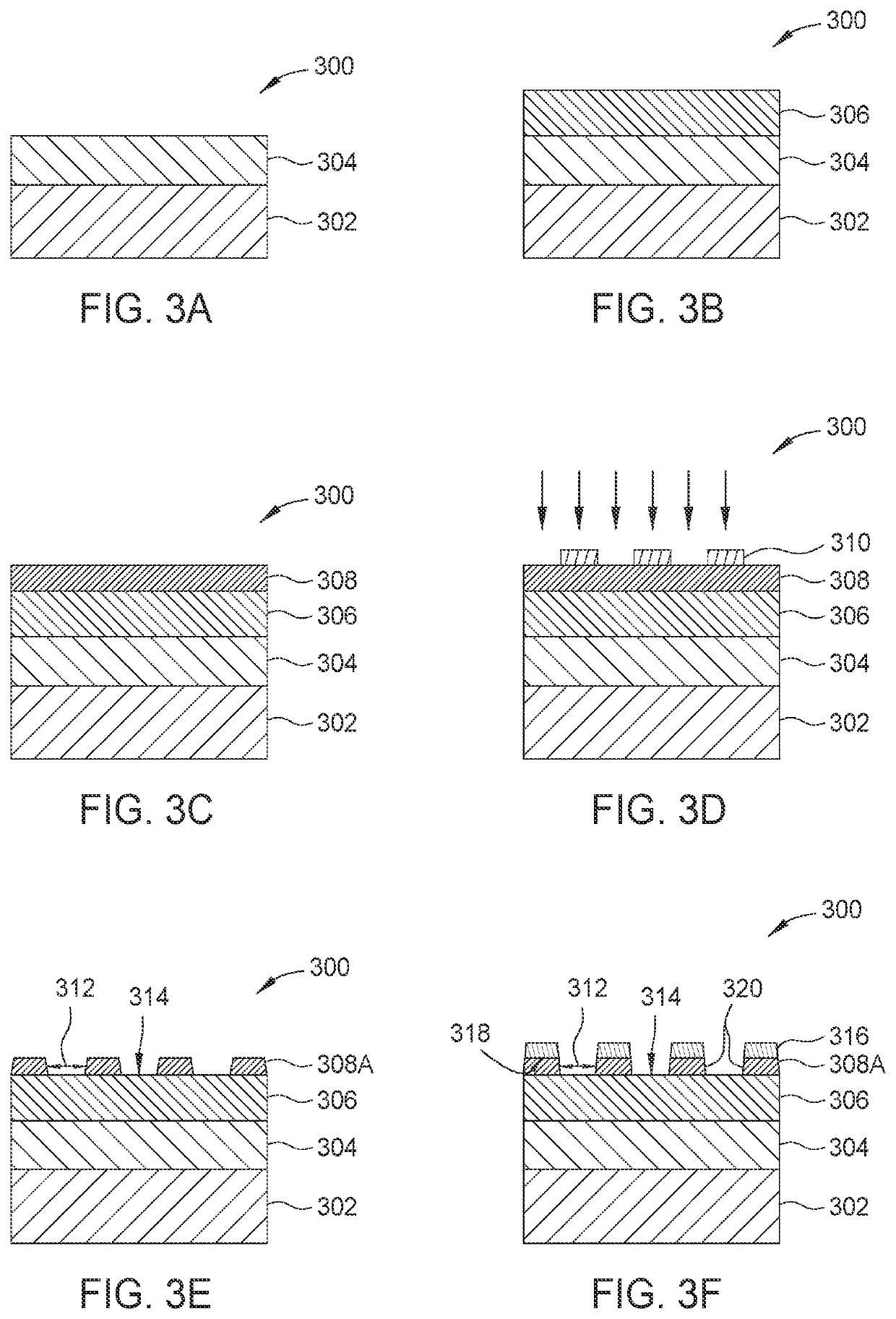 Selective deposition of carbon on photoresist layer for lithography applications