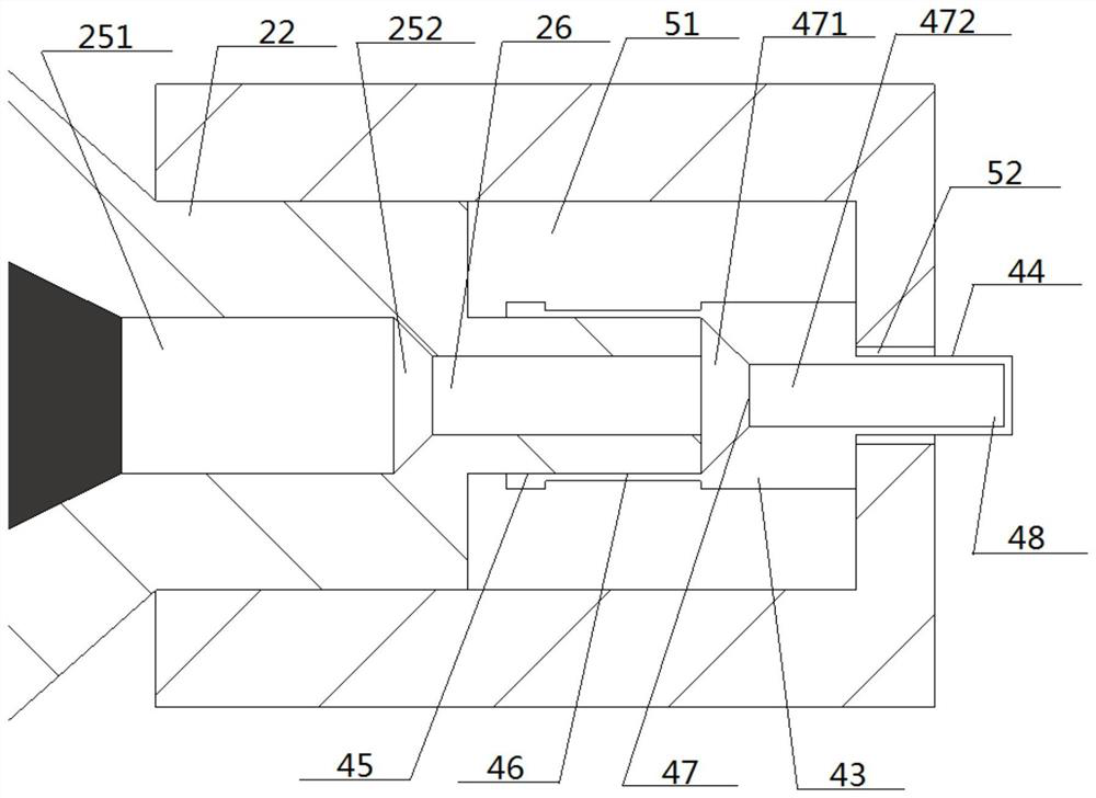 A kind of backrest type fiber preparation tank