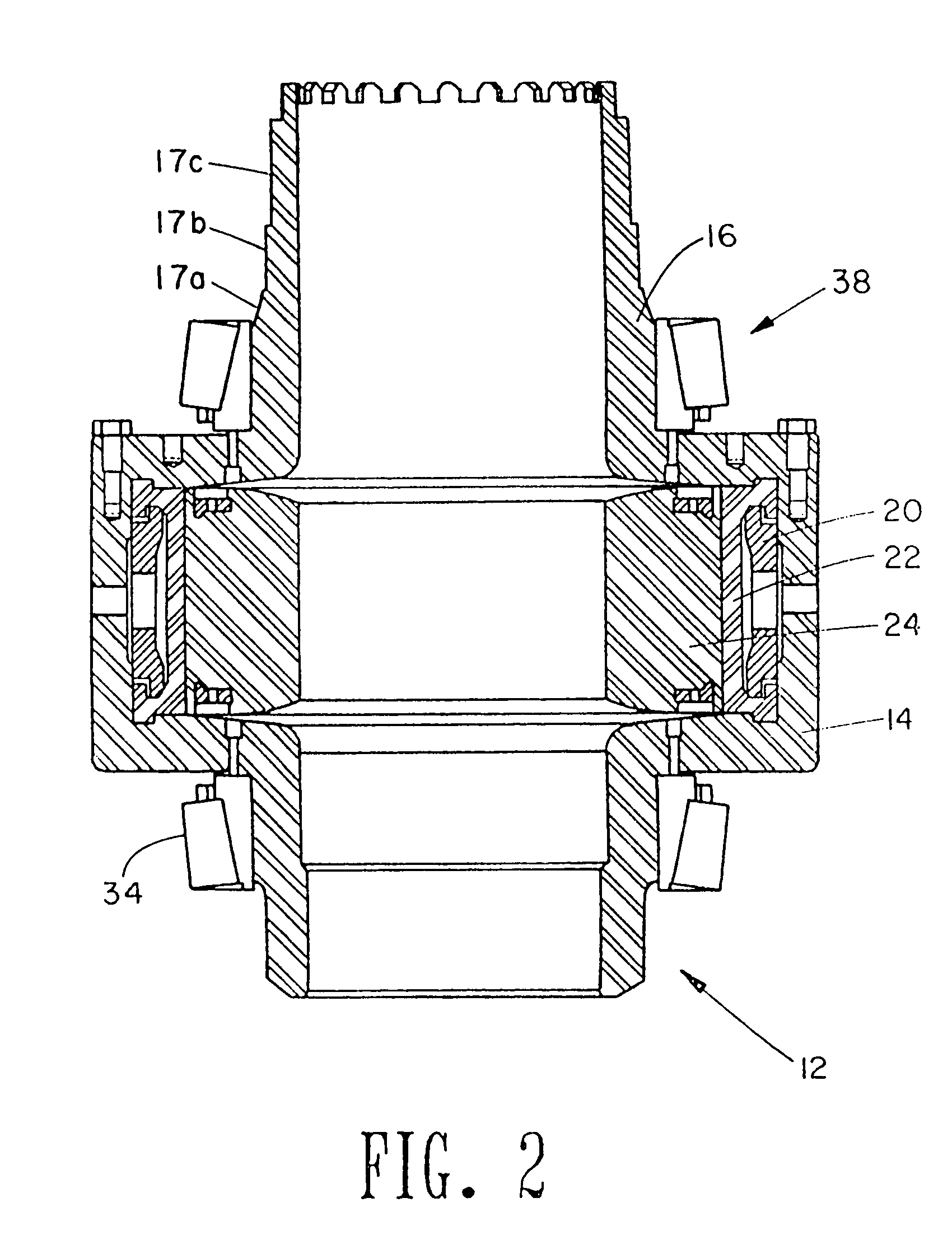 Rotating blowout preventer with independent cooling circuits and thrust bearing