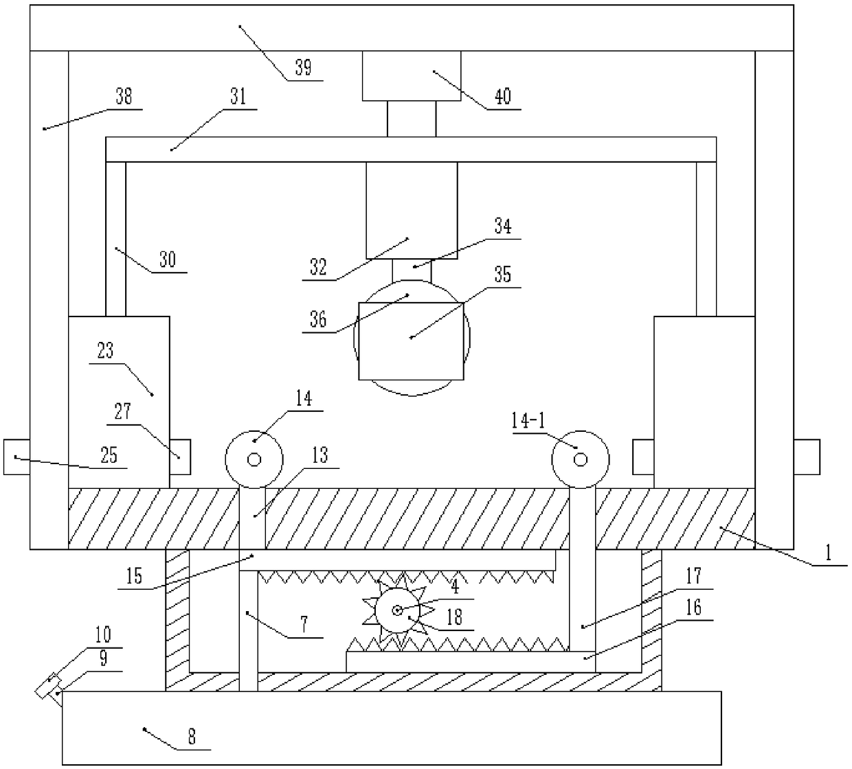 Plumbing pipe fitting cutting device