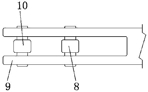 Anti-settling and energy-saving spraying structure for security inspection robot