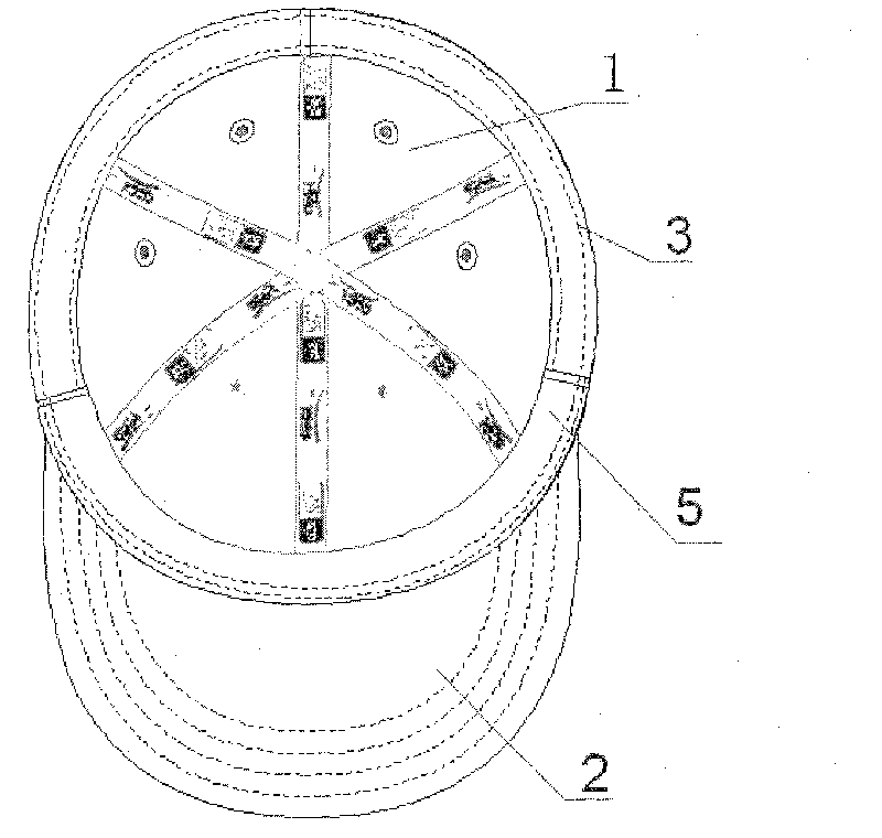 Changeable sweat belt type hygroscopic sweat-removing cap