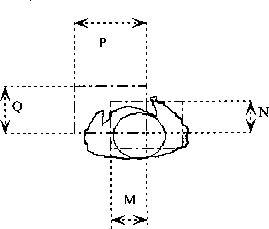 Method for recognizing human eye state based on built-in type hidden Markov model