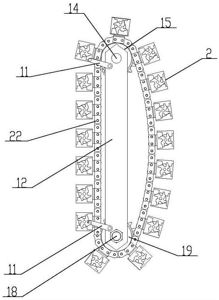 Adsorbing base plate of wall-climbing robot