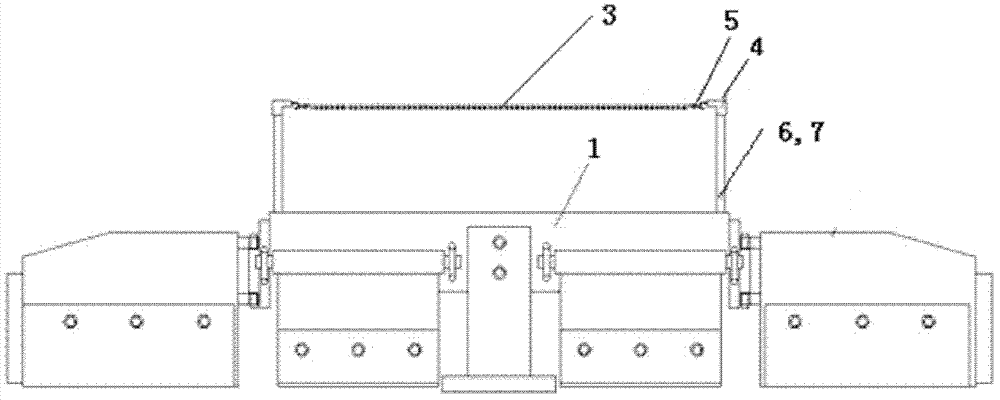 Cattle-expelling device for scraper-type manure cleaning machine