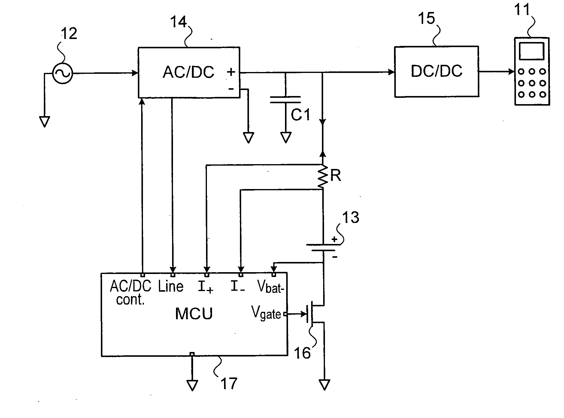 Intelligent battery powered charging system