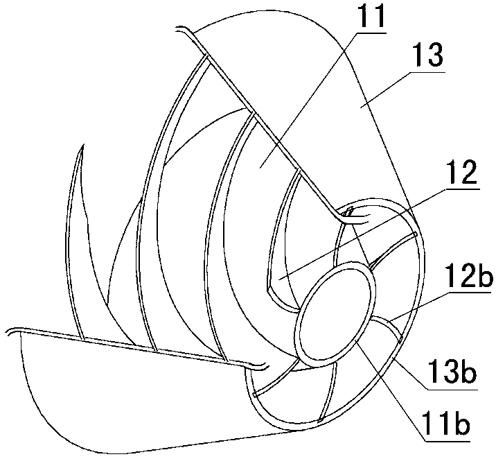 Dual-cone spiral forced feeding device