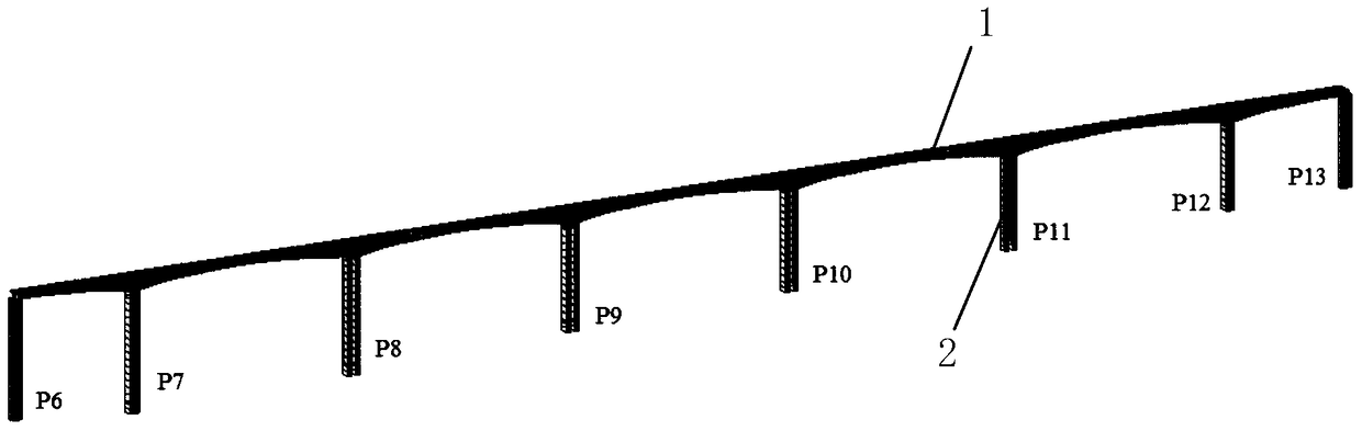 Prediction method of main beam deflection deformation based on uneven shrinkage effect of section