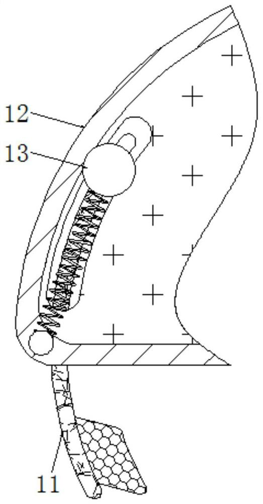 Slotting device overcoming incapability of changing slit depth and poor dust removal effect