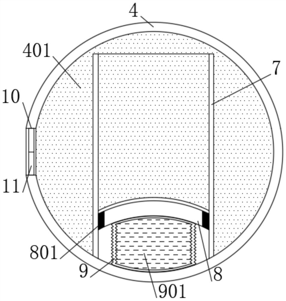 Garbage combustion fly ash filtering device based on local membrane separation