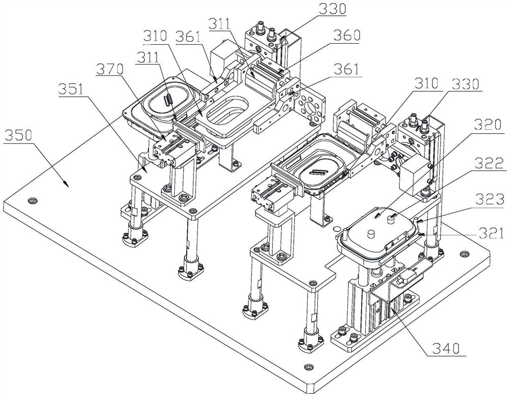 Automatic assembly method and assembly line for movement of diaphragm gas meter