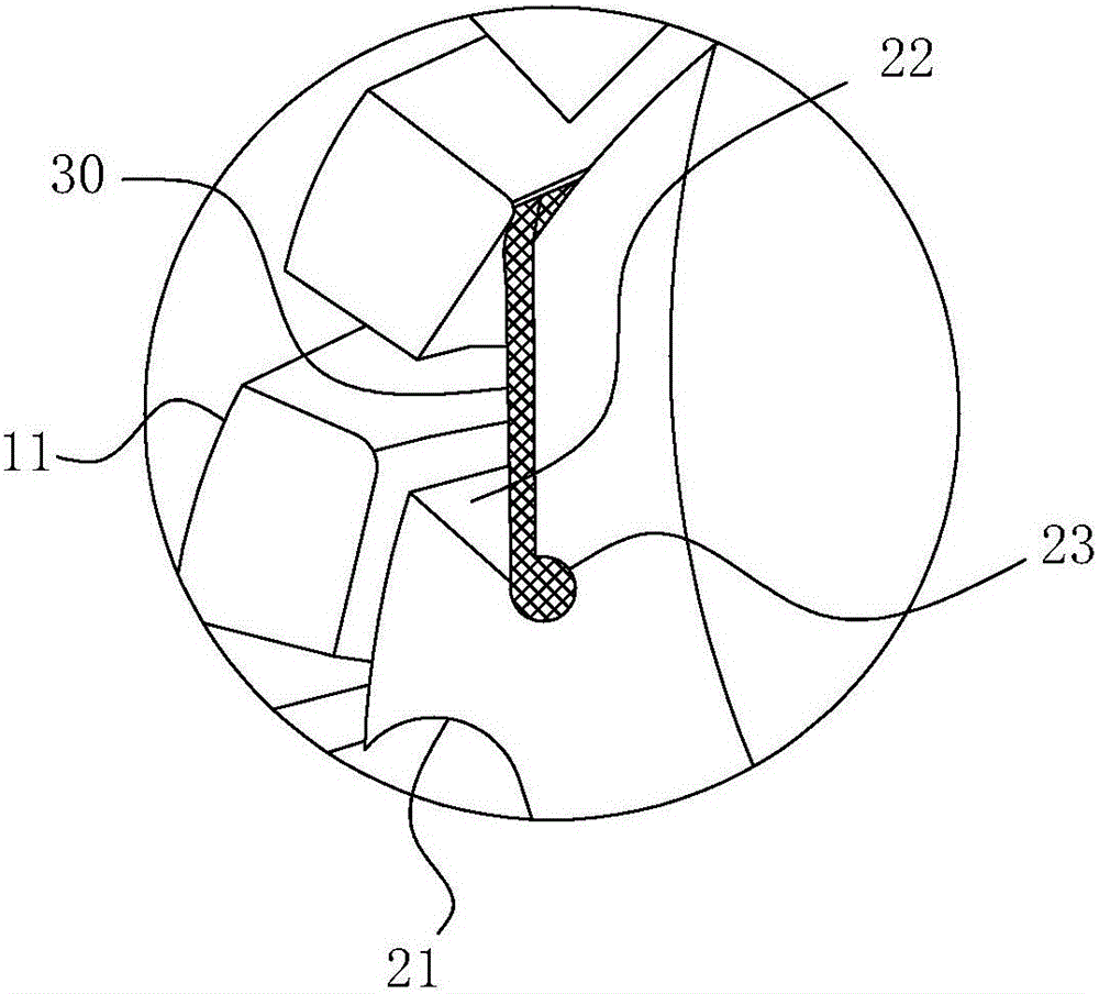 An emulsifying and stirring equipment with the functions of grinding, rubbing and grinding