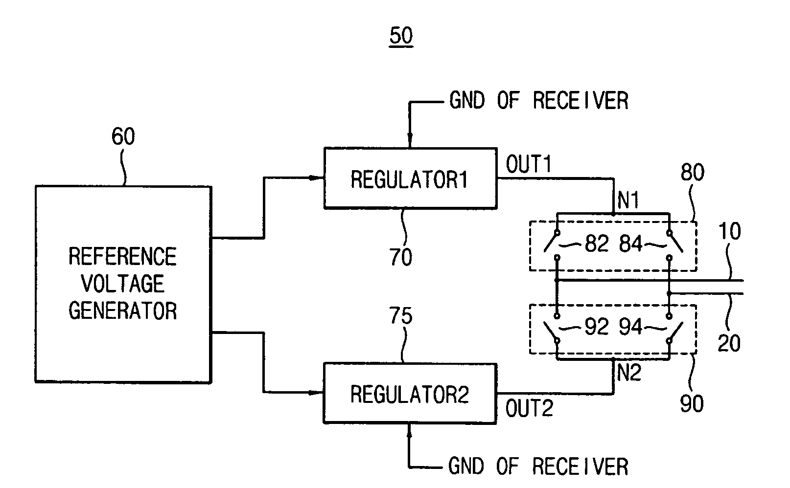 Low voltage data transmitting circuit and associated methods