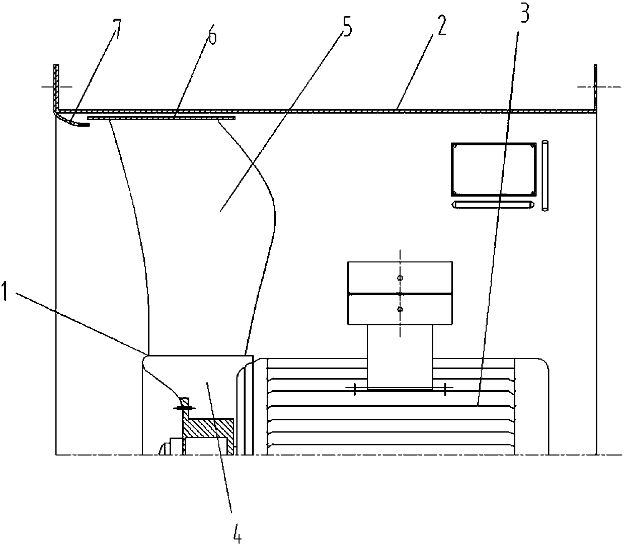 Axial flow fan capable of achieving accurate zero clearance