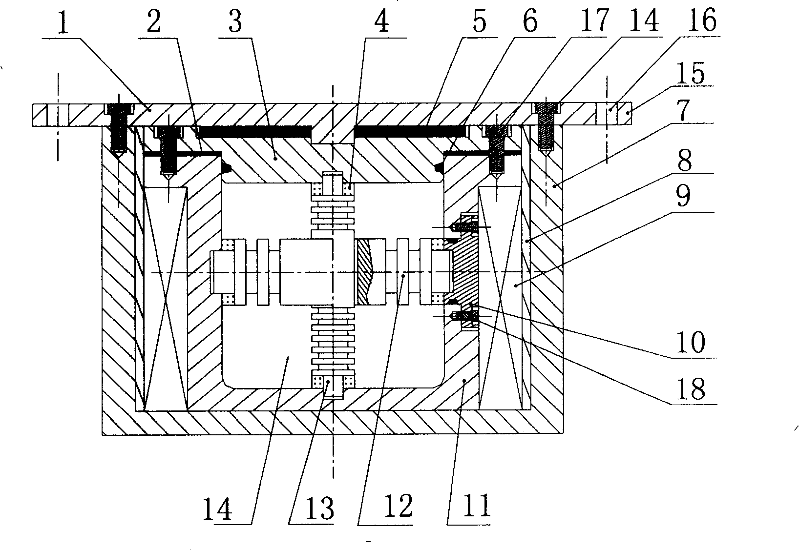 Two-dimension magnetic fluid acceleration transducer