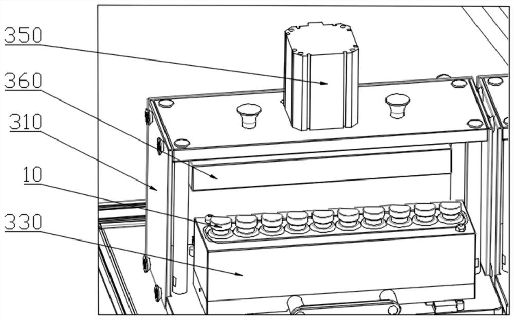 Packaging container online sealing leakage detection system and method