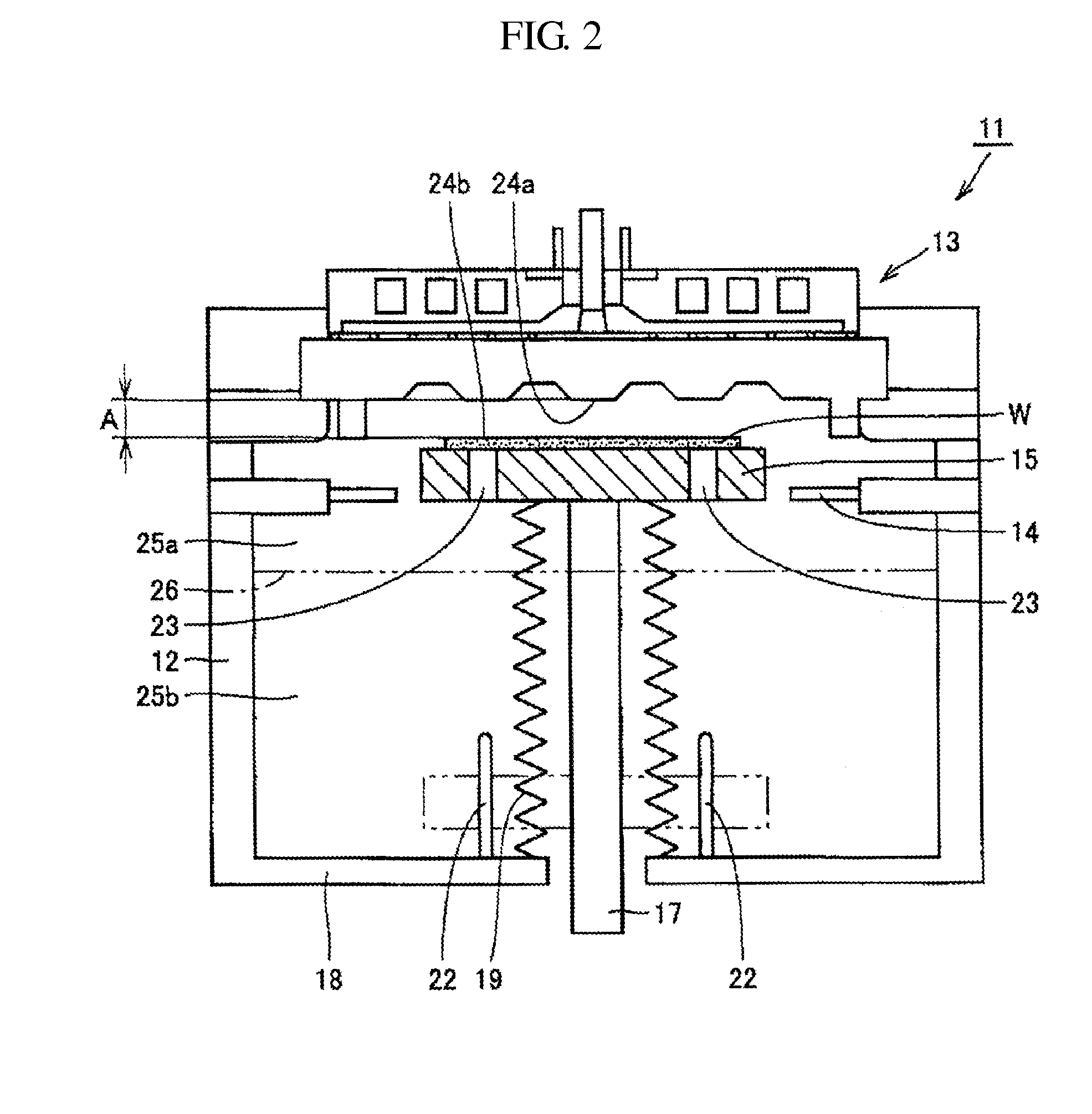 Plasma processing apparatus and method for plasma-processing semiconductor substrate