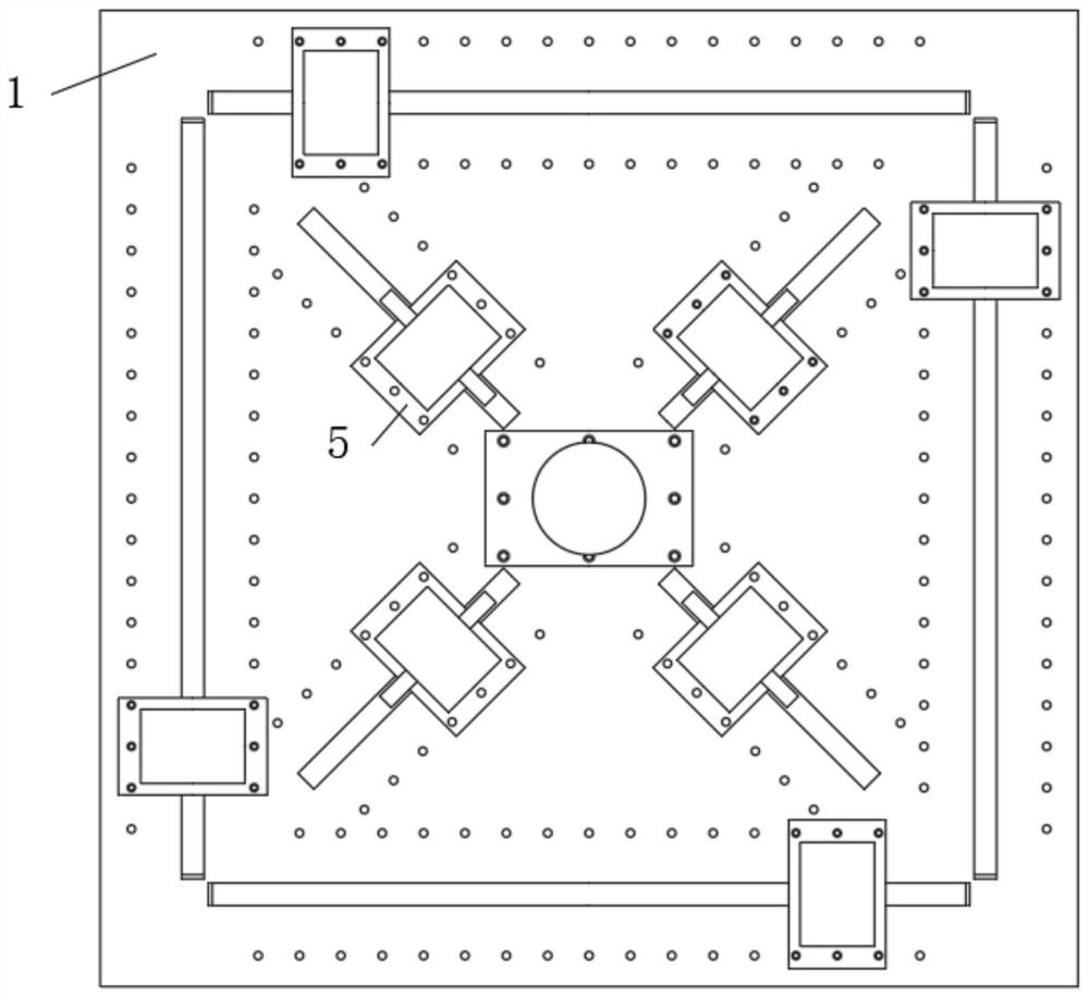 Environment-friendly and energy-saving building construction supporting frame