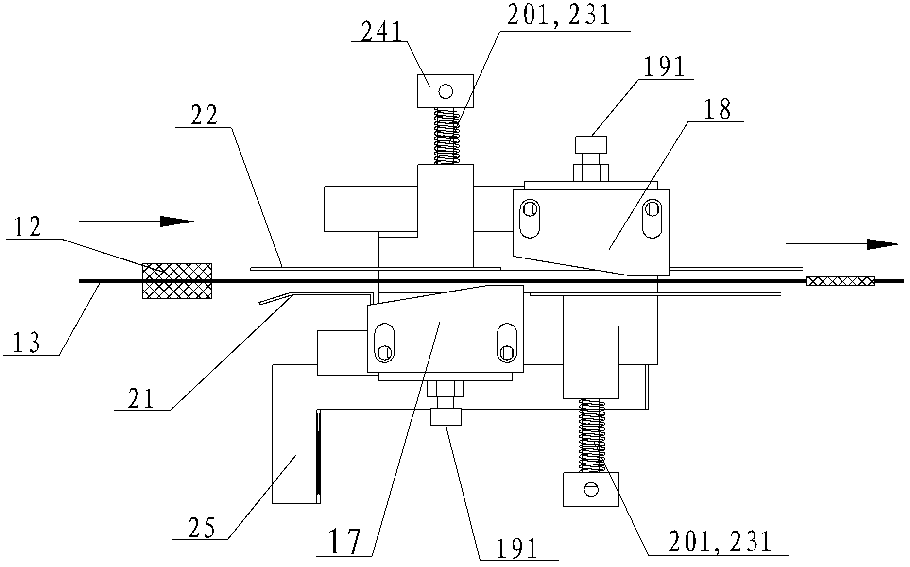 Pelleter pole lug rubberizing method, rubberizing device and pelleter