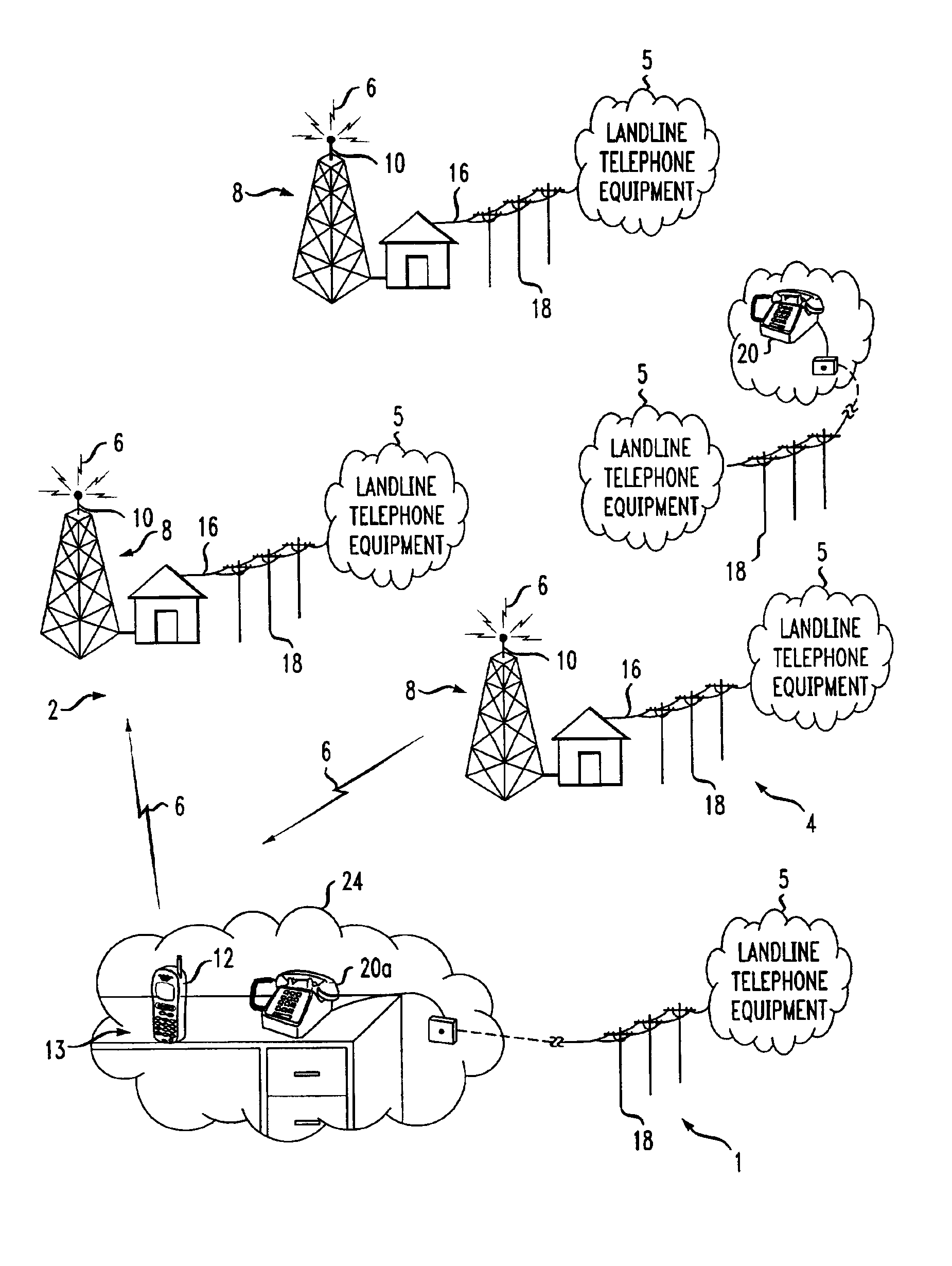 Method for call forwarding a call from a mobile telephone