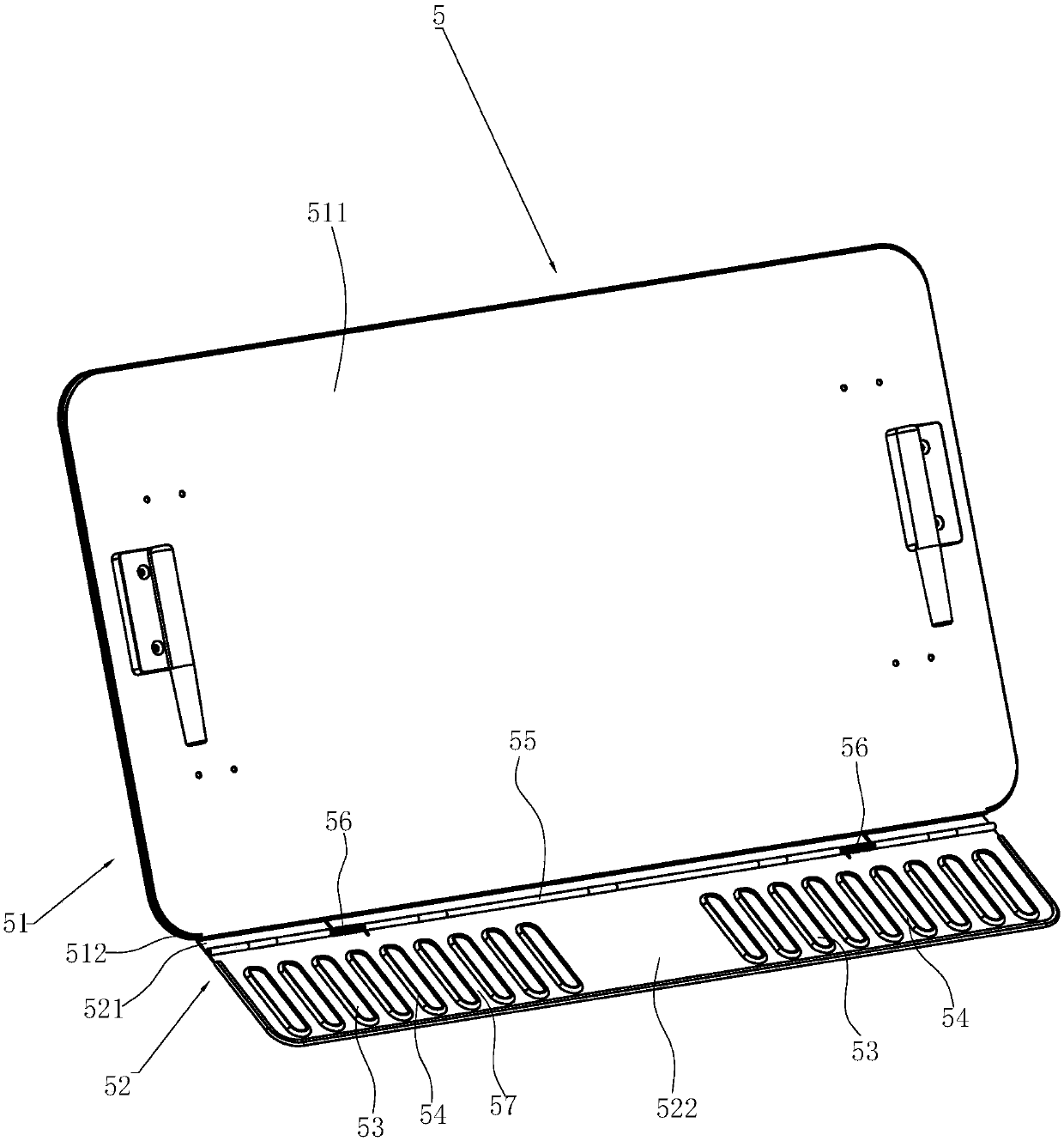 Oil guide structure of range hood