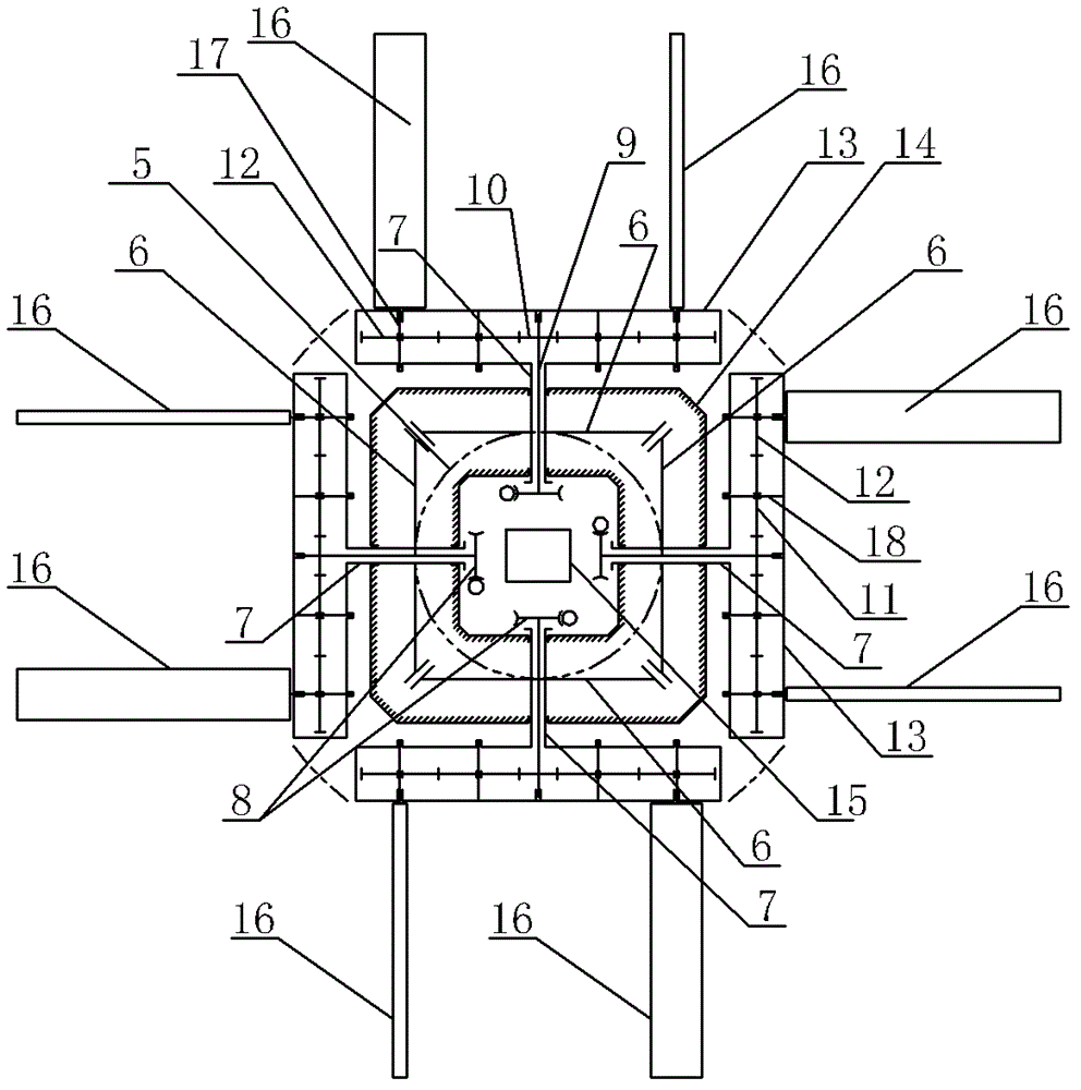 Three-dimensional vector thrusting device for submersible