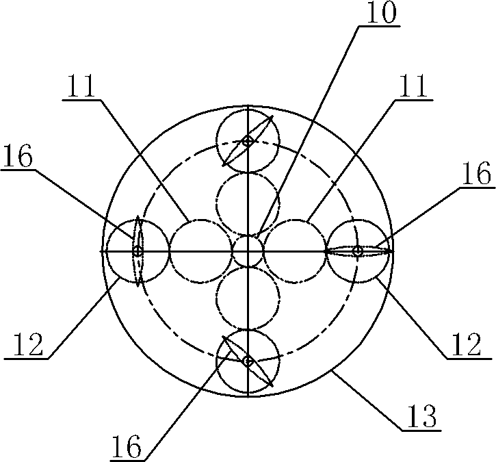 Three-dimensional vector thrusting device for submersible