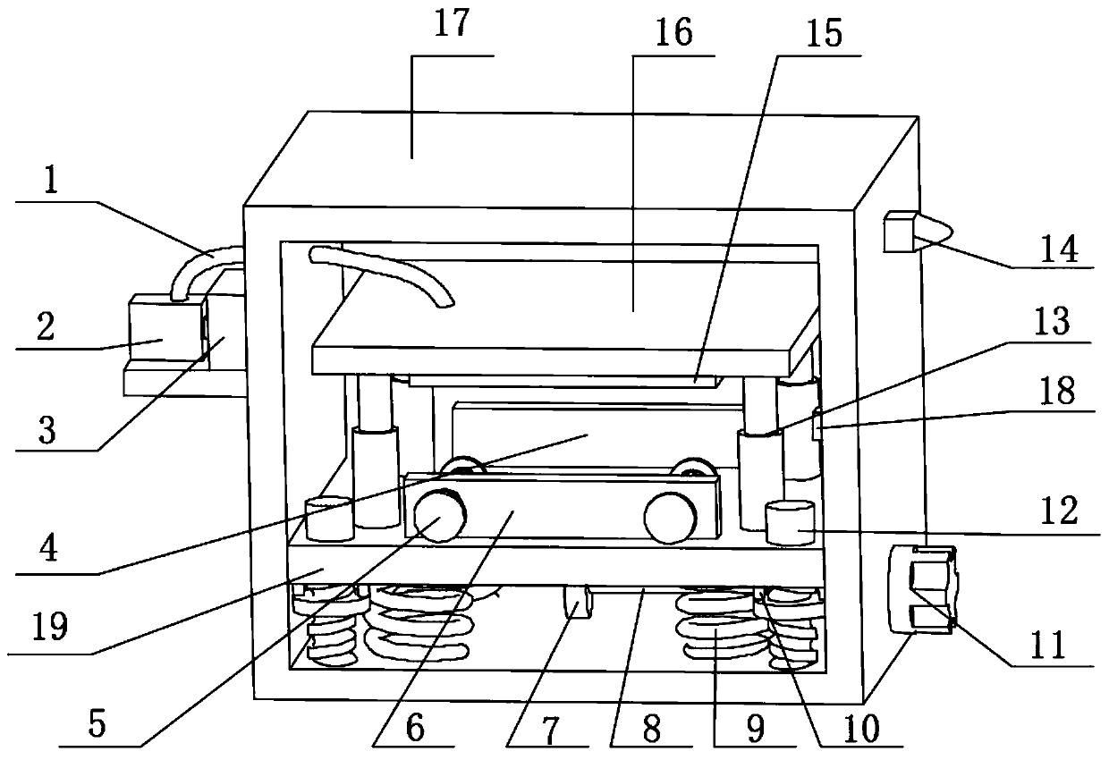 Detection device for gearbox production