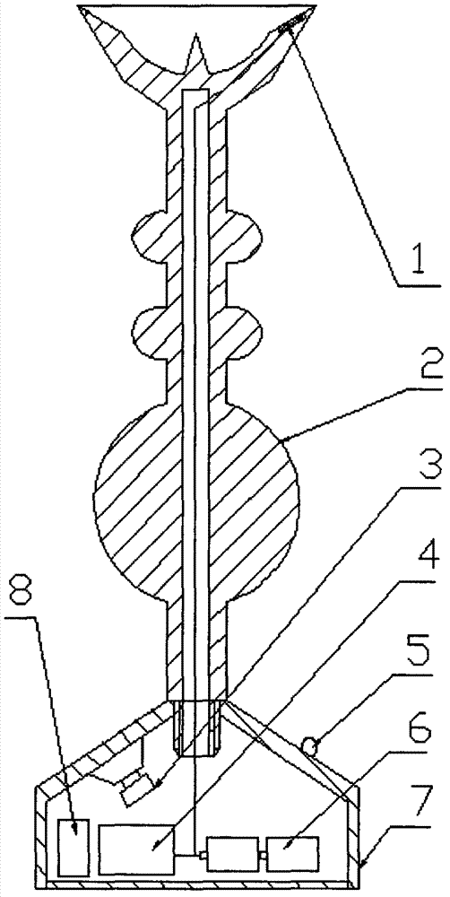 Music candle holder capable of singing