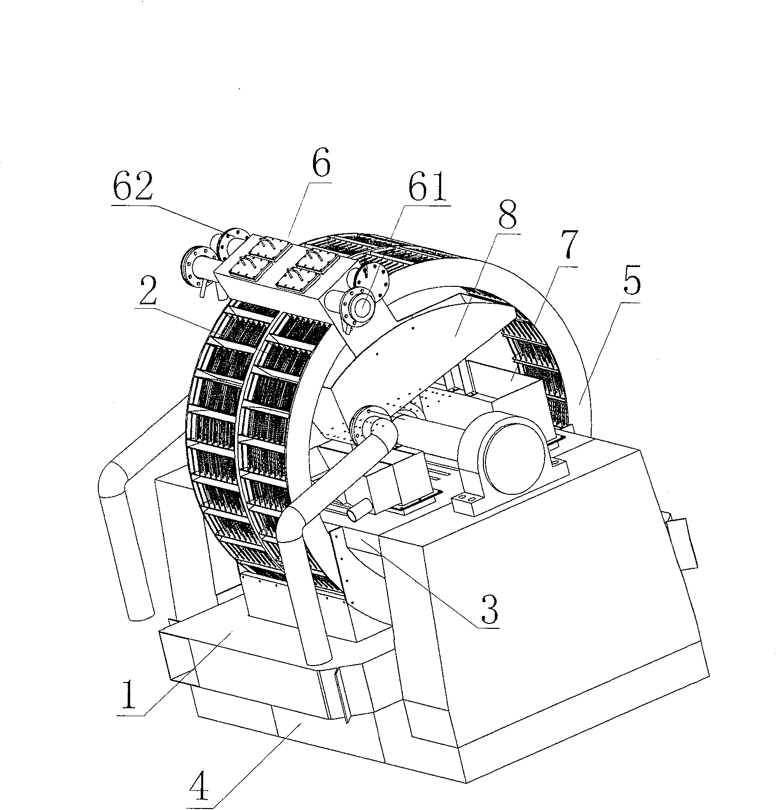 High-gradient magnetic separator