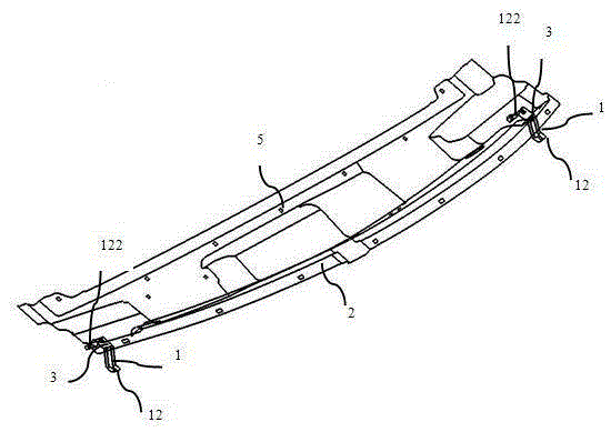 Anti-cracking drain channel structure and mounting method