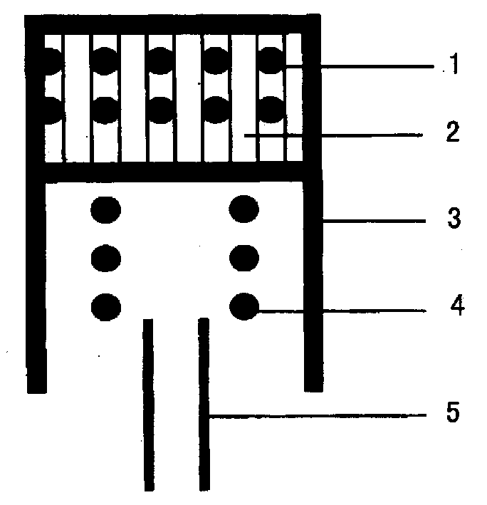 Impregnated barium tungsten cathode based on tungsten fibre and its preparation method