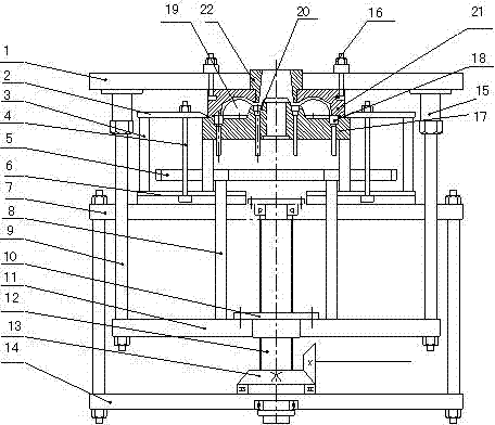 Gravity casting process of all-metal mould of coupler aluminum part