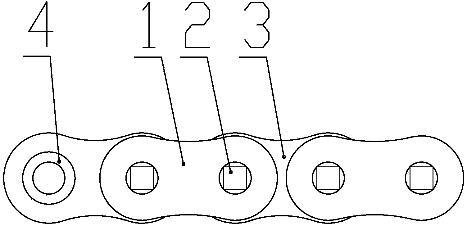 Chain applicable to low temperature environments and production method thereof