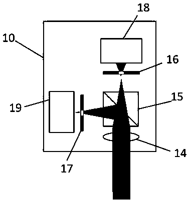 Differential confocal discrete fluorescence spectrum and fluorescence lifetime detection method and device