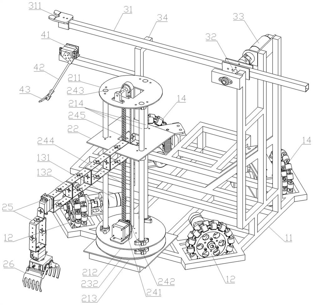 Arrow casting robot and casting method