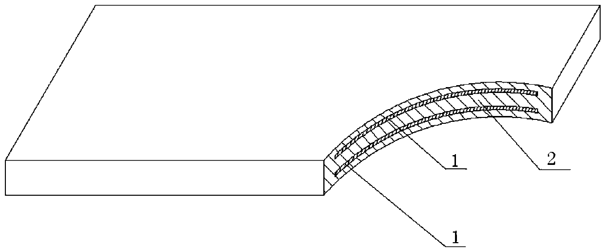 A kind of solder preform containing flux and preparation method thereof