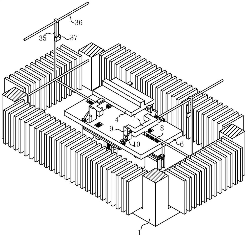 Transformer body pressing device for power transformer