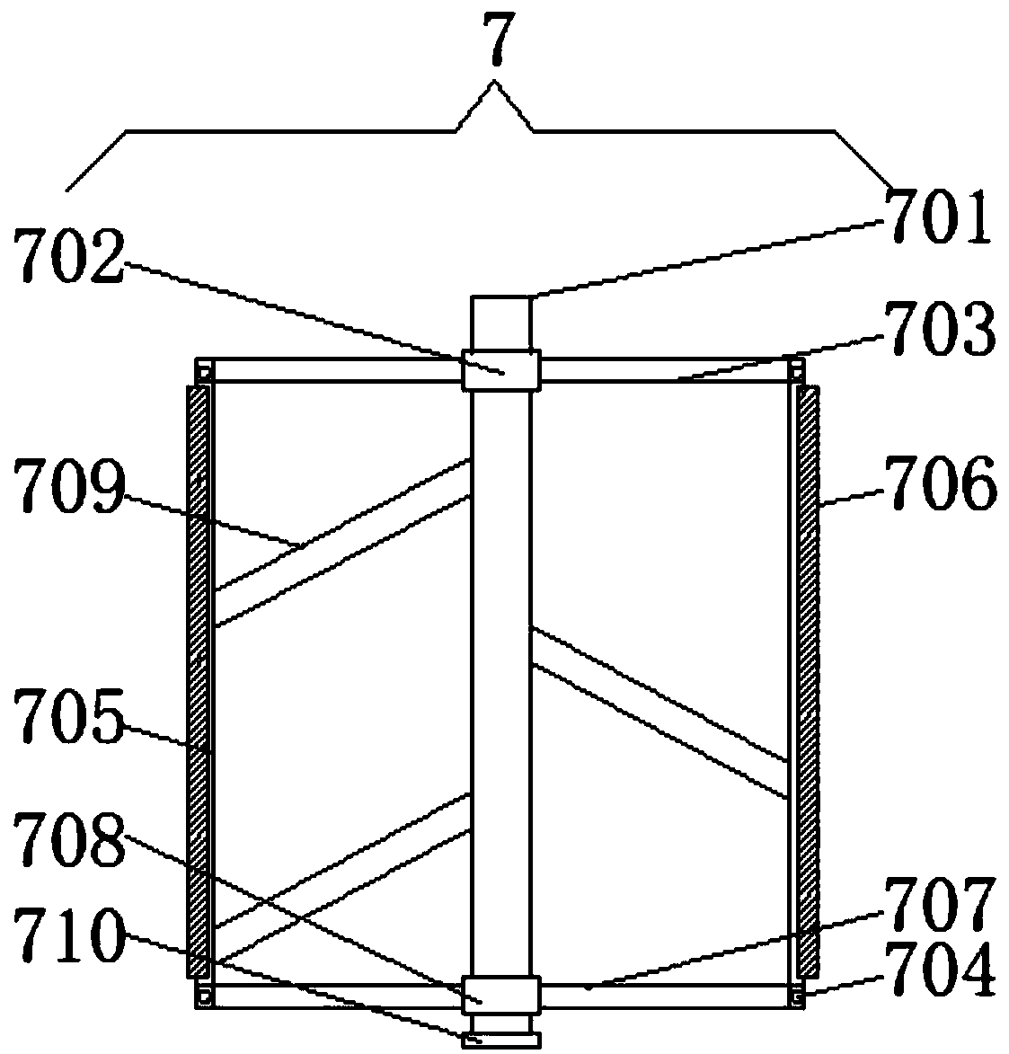 Self-cleaning liquid stirring device