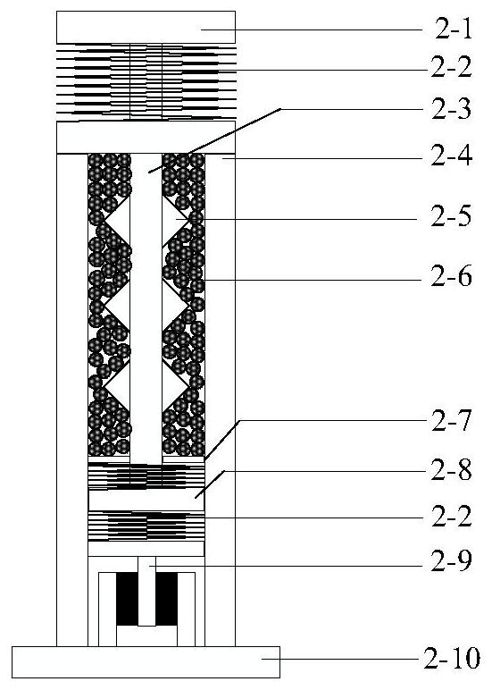 A viscoelasticity-tmd composite multi-dimensional damping device and damping method thereof