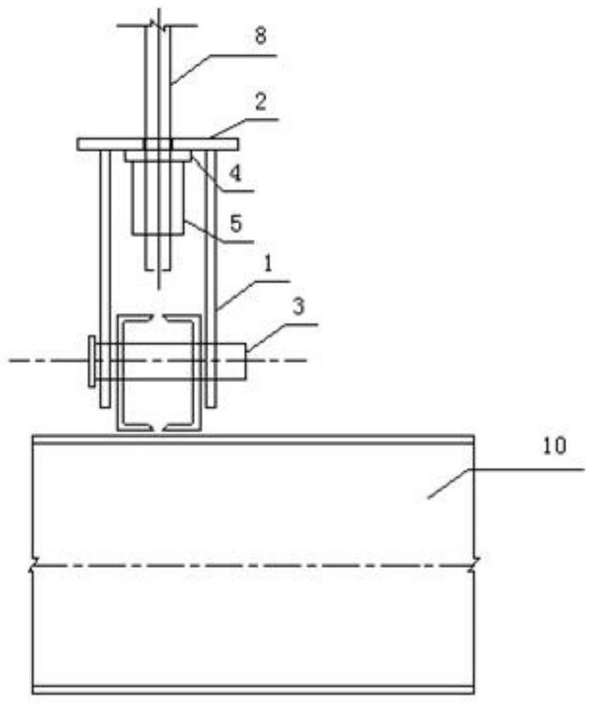 Bridge construction hanging basket front hanging system