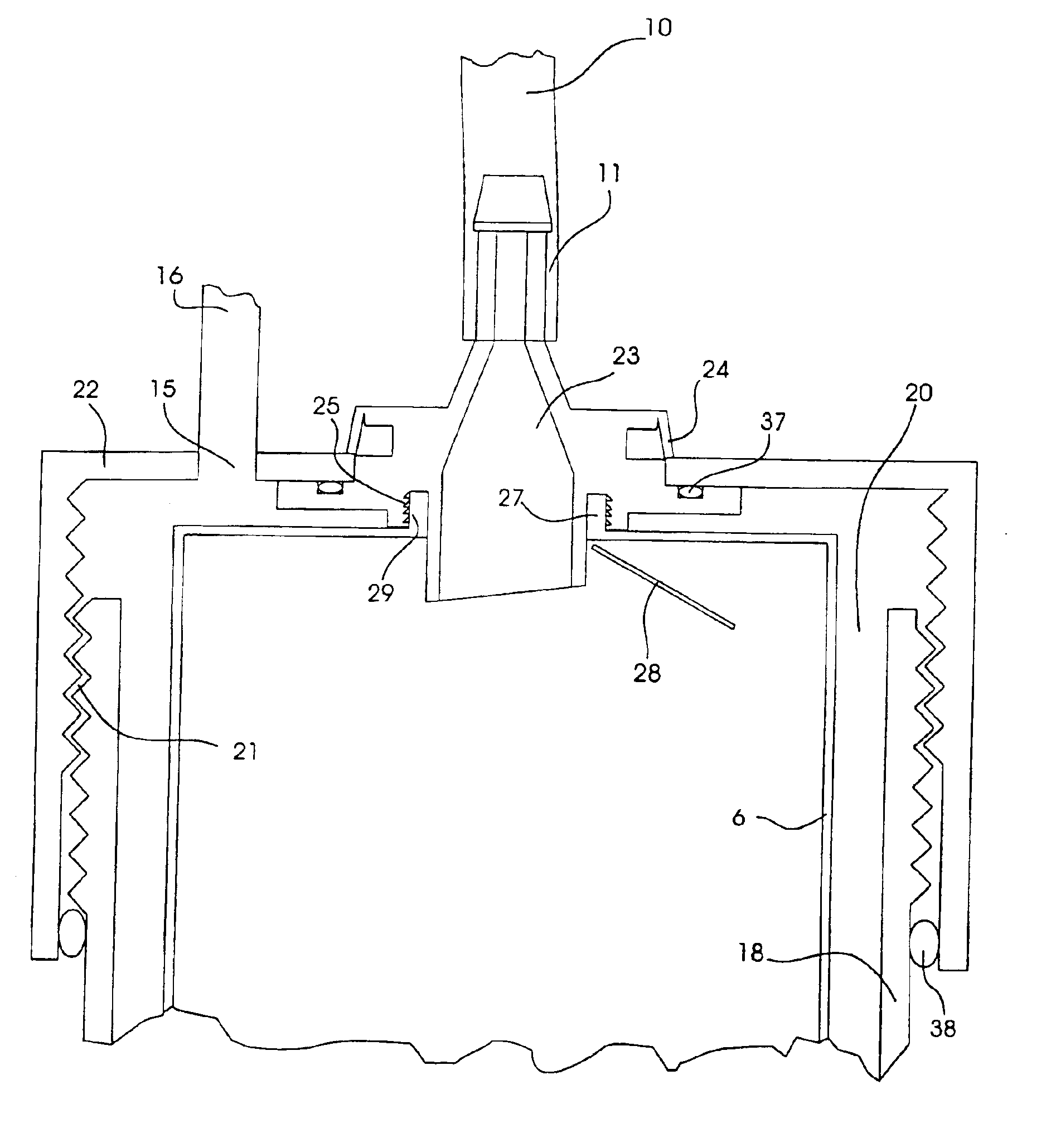 Device for sealing and inflating an inflatable object