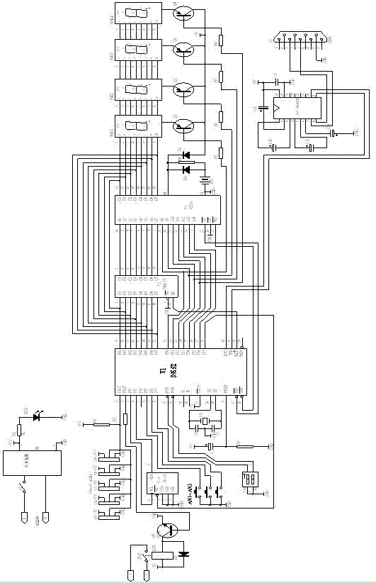 Dedicated temperature monitoring and recording system for diamond fretsaw