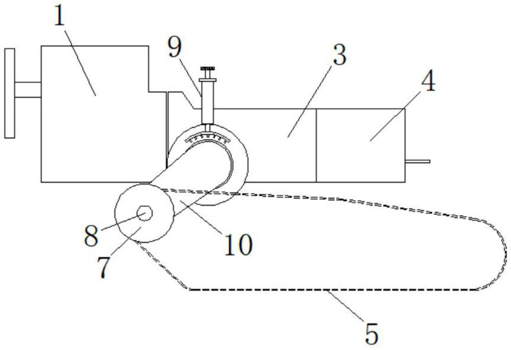 Front-drive crawler tractor