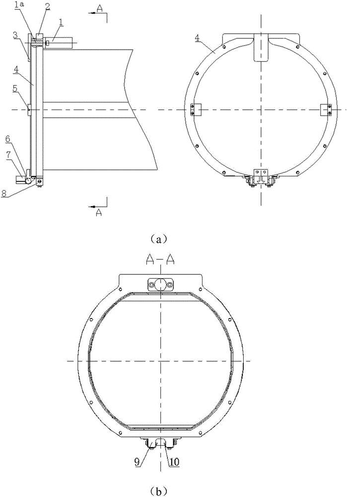 A non-polluting, non-throwing object-free launch box quick-opening device