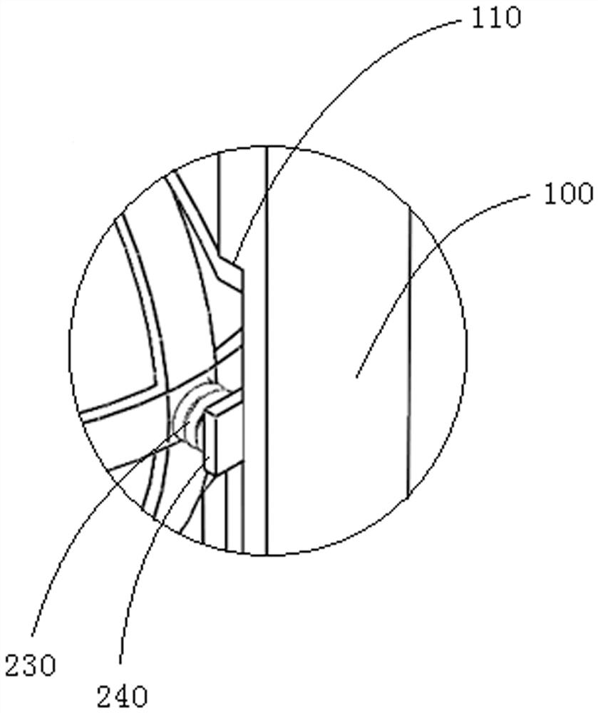 A cylindrical buffer connection device