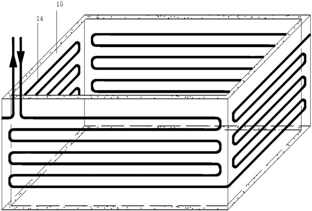 Heat pump system using waste heat of domestic sewage