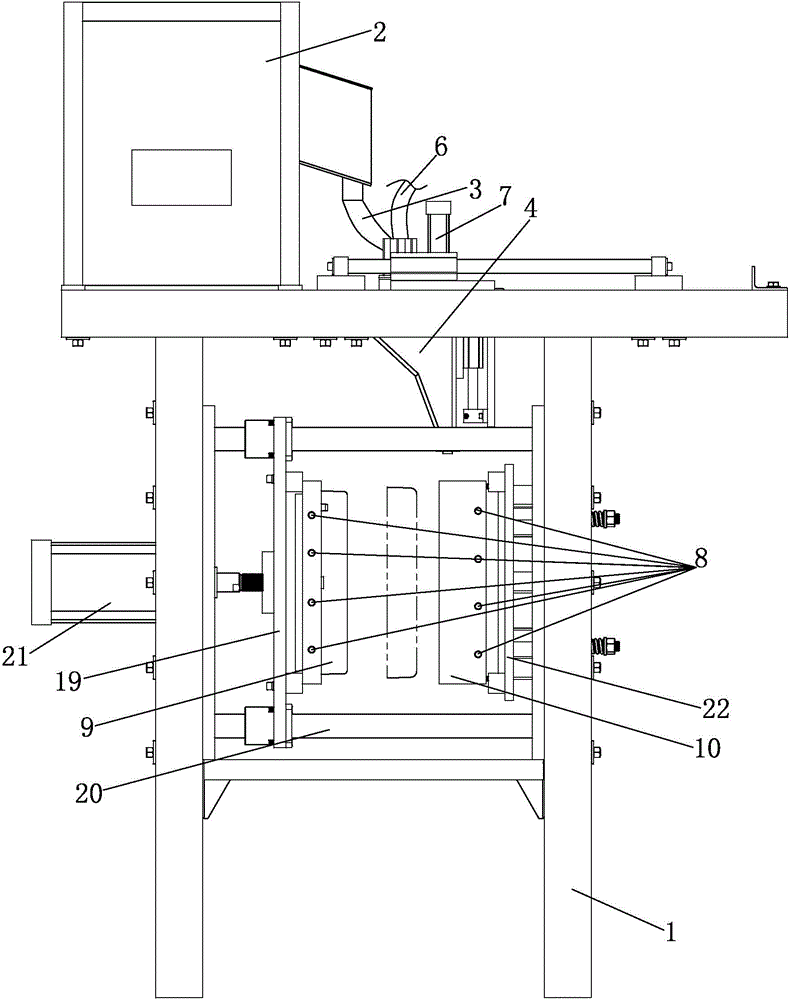 Casting method for flywheel