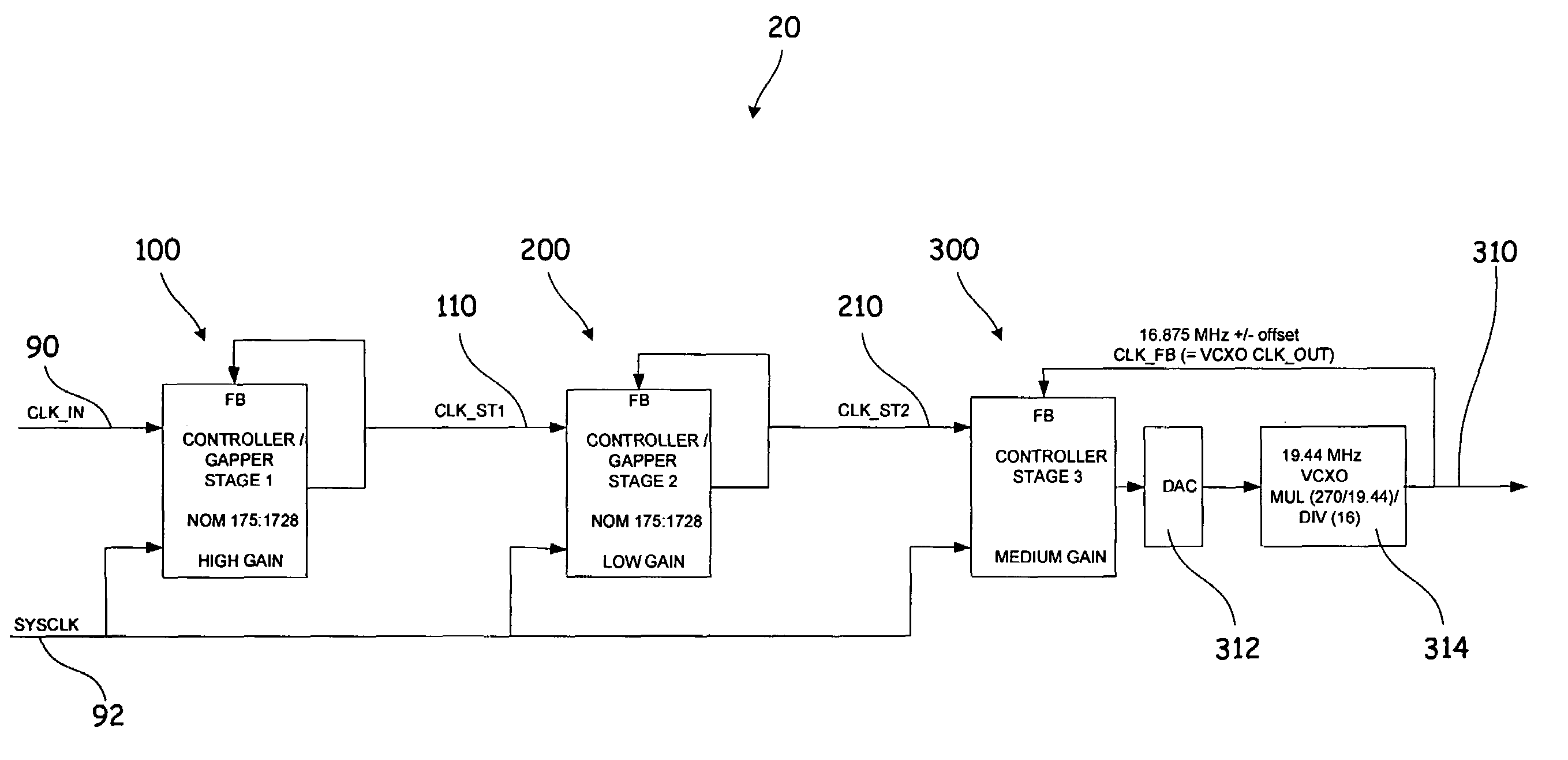 System and method for an adaptable timing recovery architecture for critically-timed transport applications